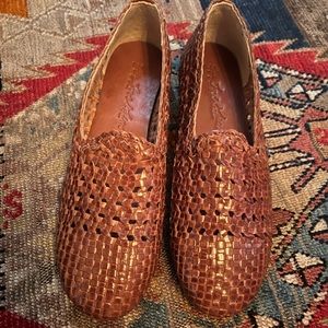 For Love and Lemons Woven Loafer, NEW, tan, size 8